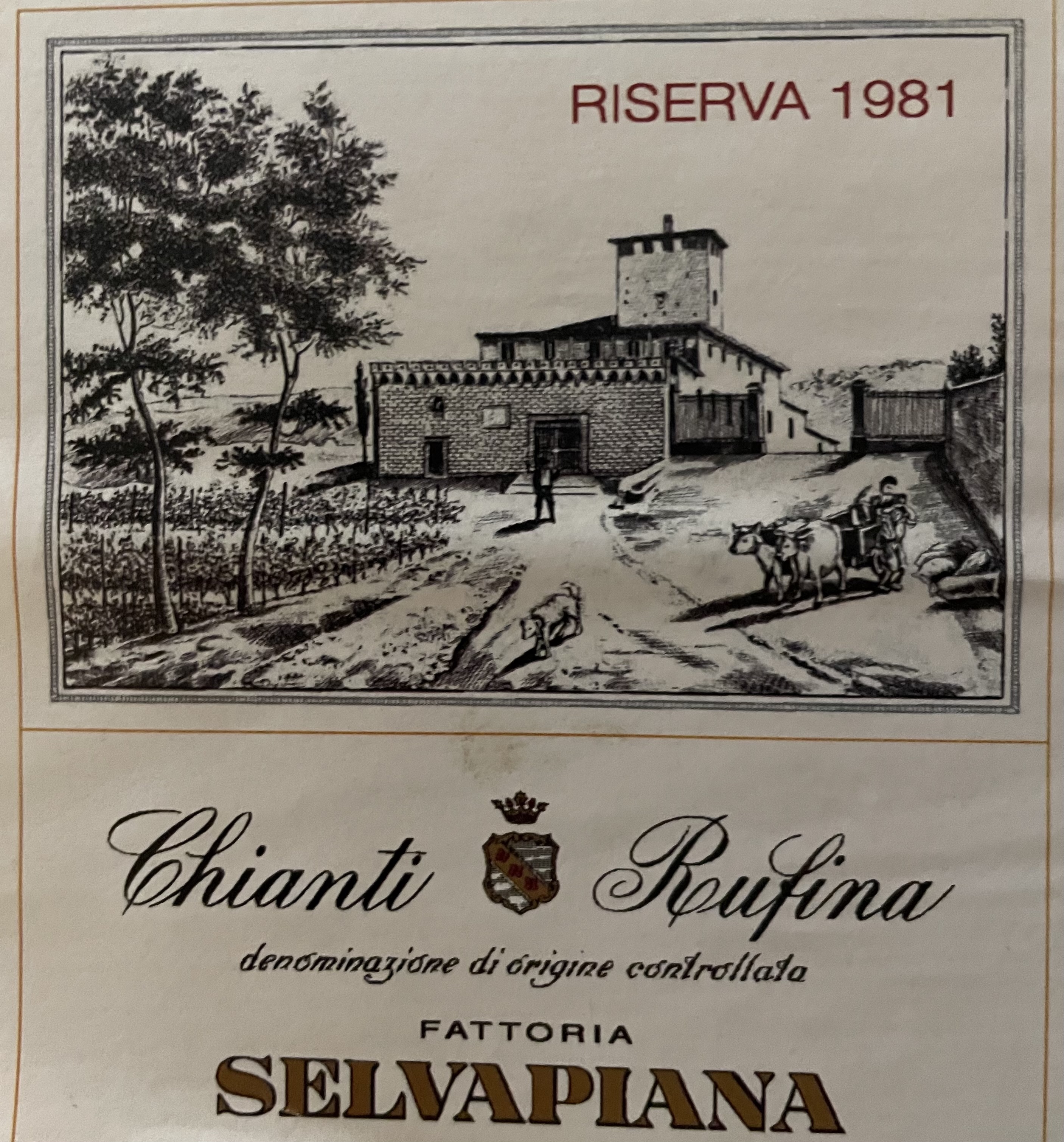 1981 Chianti Rufina Riserva DOCG 0.75l